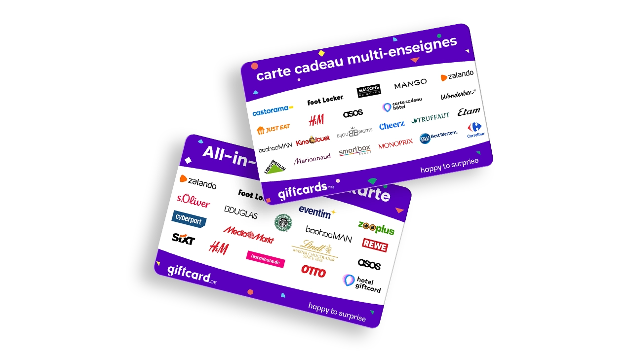 Carte cadeau Multi-Enseignes
